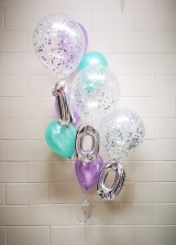 100 Days Confetti Cascade