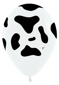 11 inch Cow Print Latex Balloon