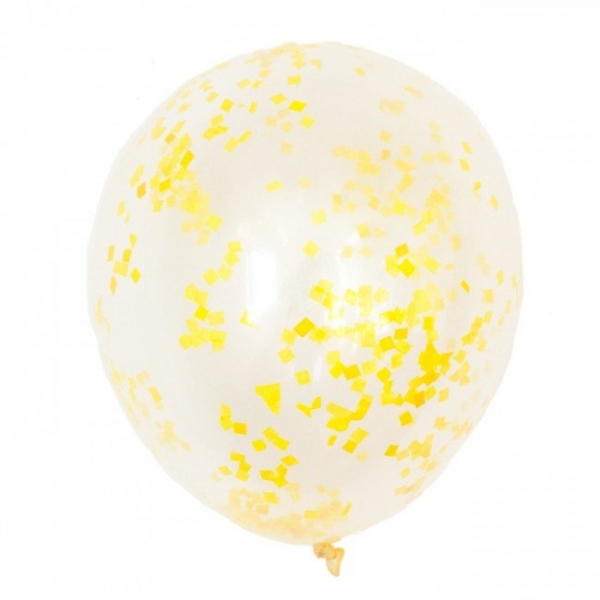 Confetti Yellow 11 inch Balloon