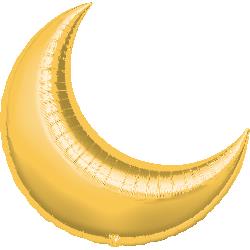 Shape Cresent Moon Gold 25"x29"