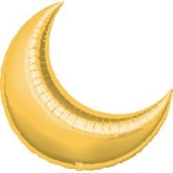 Shape Cresent Moon Gold 25"x29"