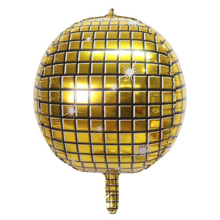 18" 3D Disco Ball Gold