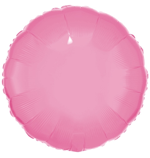 18" Foil Circle Pink balloon