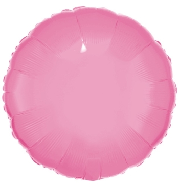 18" Foil Circle Pink balloon