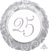 18" Foil - 25th Anniversary