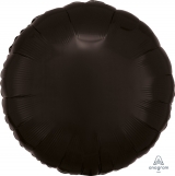 18" Foil Circle - Black balloon