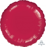 18" Foil Circle - Burgandy balloon