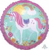 18" Magical Unicorn Believe in Unicorns Balloon