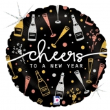 18" New Year Cheers Holographic