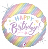 18" Pastel Birthday Holographic