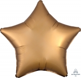 18" Satin Luxe Gold Sateen Star balloon