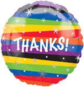18" VLP Thanks! Stripes
