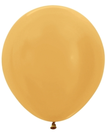 18" Metallic Gold with Hi Float