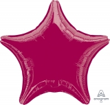 19" Foil Star - Burgundy balloon