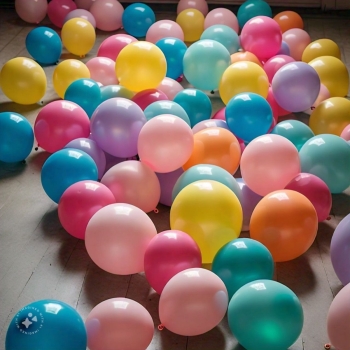 [25] AIR-FILLED Standard Size Latex Balloon (ONLINE ONLY SPECIAL)