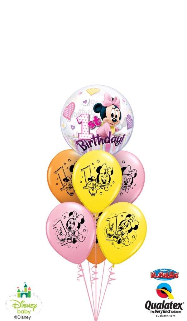 1st Birthday Baby Minnie Bouquet 7