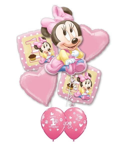 1st Birthday Baby Minnie Bouquet 8