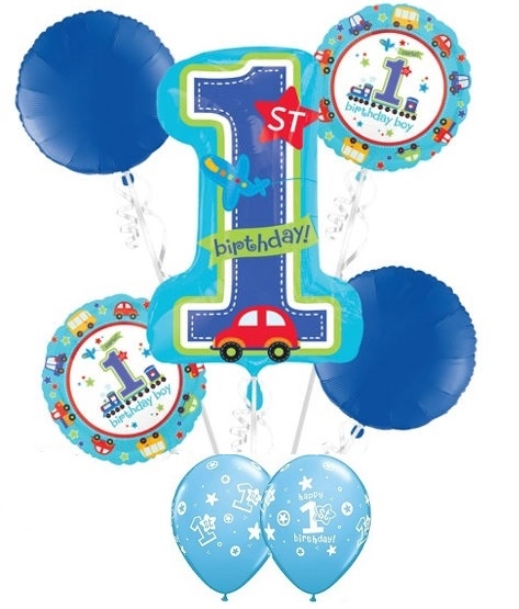 1st Birthday Boys Bouquet 36