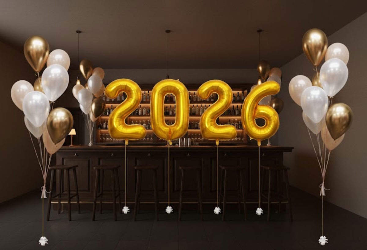 2026 Bundle of 4 Bouquets and 4 Numbers