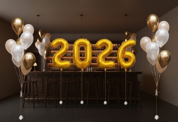 2026 Bundle of 4 Bouquets and 4 Numbers