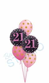 21st Pink Birthday Bouquet