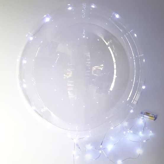 36" Clear Bubble with Lights