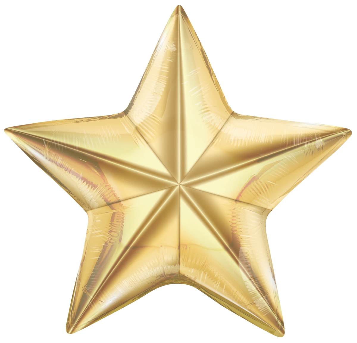24" 24K Starbright Gold Star Balloon