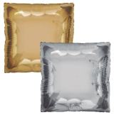 24" Gold and Silver Square Balloon