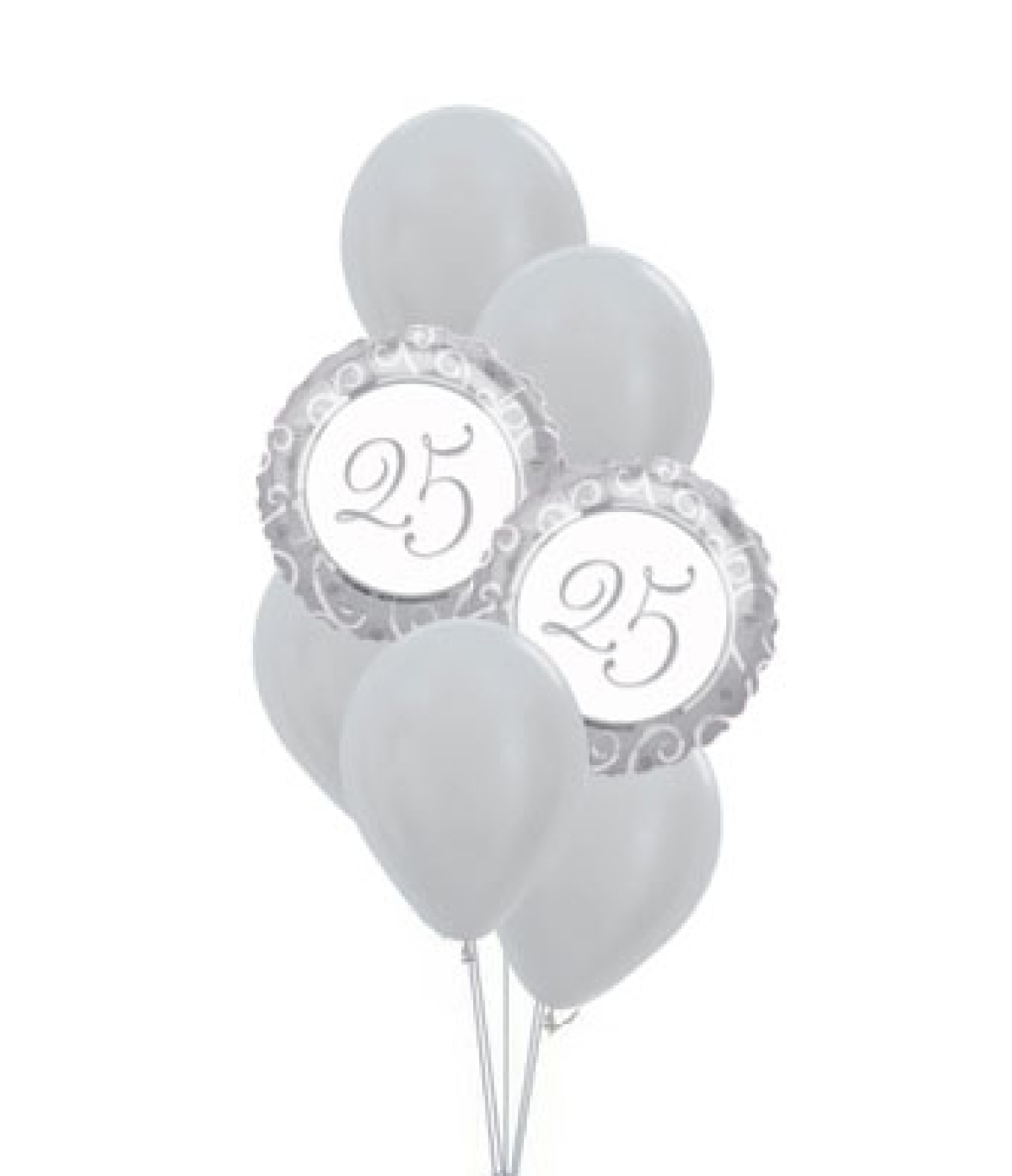 25th Anniversary Bouquet Silver