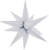 Multi Balloon White Magic Star Starburst