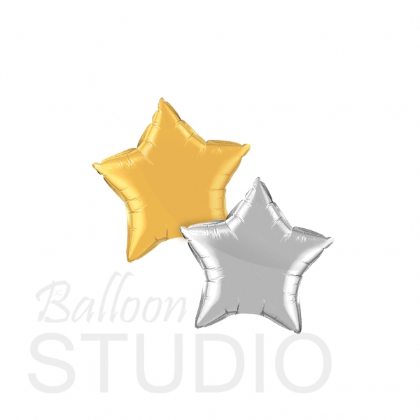 2 Balloon Stars (18")