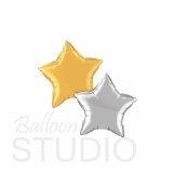 2 Balloon Stars (18")