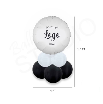 [1.5FT] 18" Custom Printed Balloon Centerpiece Stand-up Air-Filled