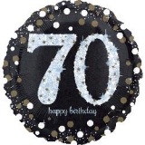 18" Foil Birthday 70 Sparkling Holographic