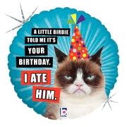 18" Birthday Grumpy Cat - I Ate Him
