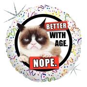 18" Birthday Grumpy Cat Better - Better With Age