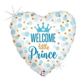 18" Glitter Baby Welcome Little Prince