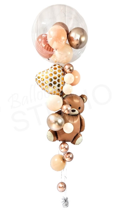 36" Bubble Gumball Elegant Rose Balloon Strand