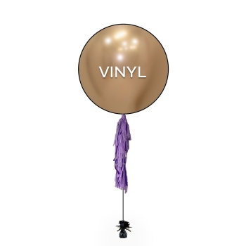 36inch Single Large Customizable Logo Custom Print Vinyl Balloon with TASSEL