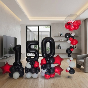 3 Digit Anniversary Stand Up and Custom Message