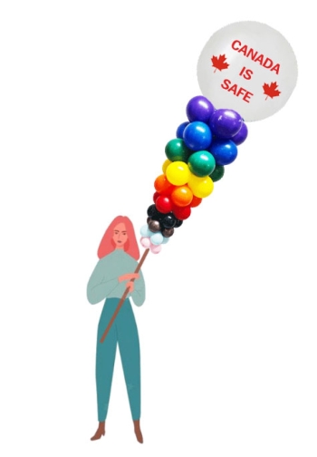 4FT Balloon Wand - Custom Printed Parade Float March 