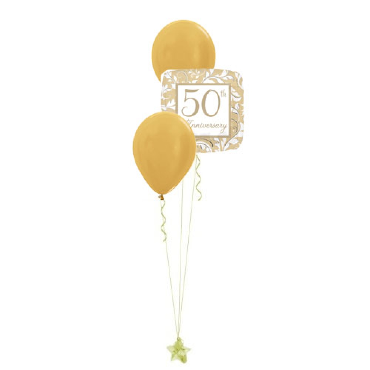 50th Anniversary Gold Centerpiece Bouquet