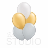 5 plain latex balloons (ONLINE ONLY SPECIAL)