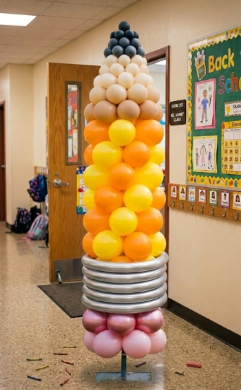 6FT Back to School Pencil Column  INDOOR