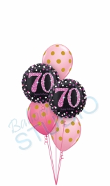 70th Pink Birthday Bouquet