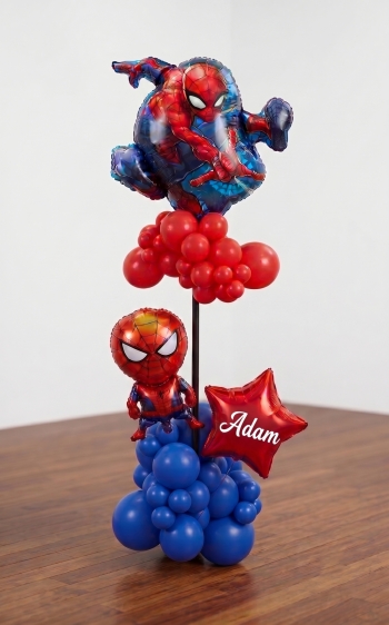 7FT Custom Name Spiderman Column Tower INDOOR