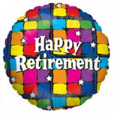 18" Foil - Happy Retirement Double Vision