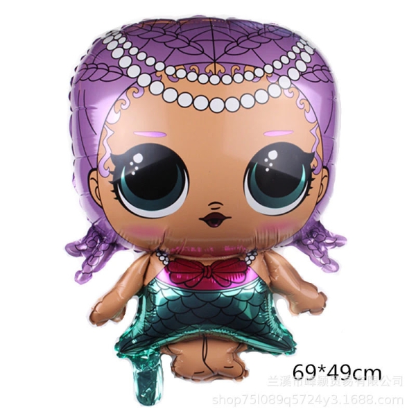 Merbaby LOL Surprise Doll Balloon