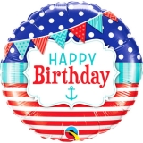 Nautical Birthday Balloon 