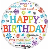 Positive and Colorful Happy Birthday Balloon